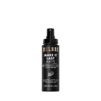 Fijador de maquillaje con carbón activado Milani Make It Last Matte 60ml