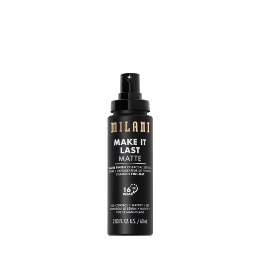 Fijador de maquillaje con carbón activado Milani Make It Last Matte 60ml