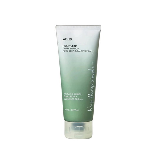 Espuma limpiadora profunda para poros Anua Heartleaf Quercetinol Pore Deep Cleansing Foam 150ml