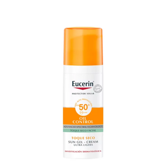 Protector Solar Toque Seco Eucerin Sun Facial Oil Control FPS50+ 50ml