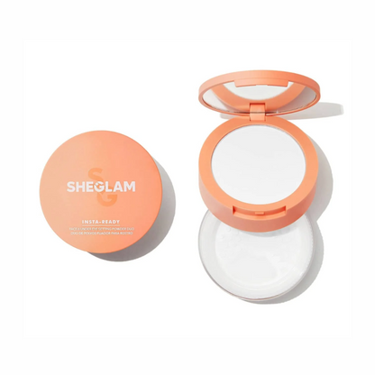 Polvo Traslucido Dúo Sheglam Insta - Ready Face & Under Eye Setting Powder Duo - Translucent