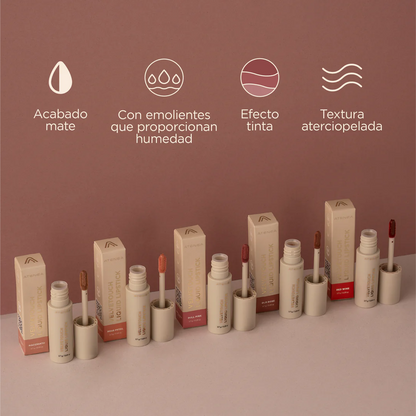 Labial Velvet Líquido Atenea