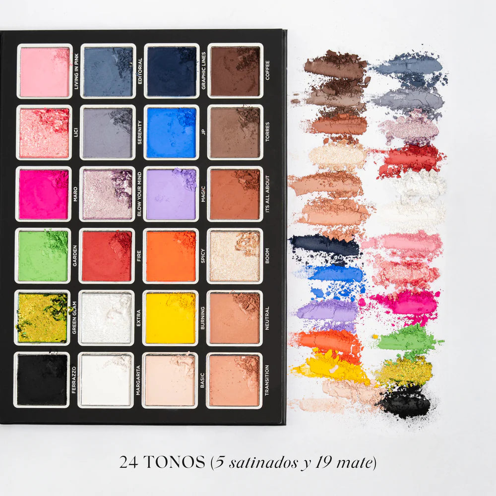 Paleta de sombras Atenea X Ferrazo: Discover your Editorial Side