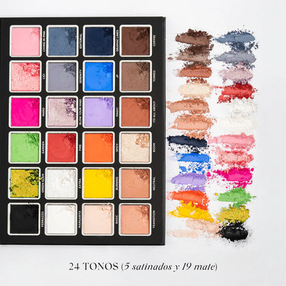 Paleta de sombras Atenea X Ferrazo: Discover your Editorial Side