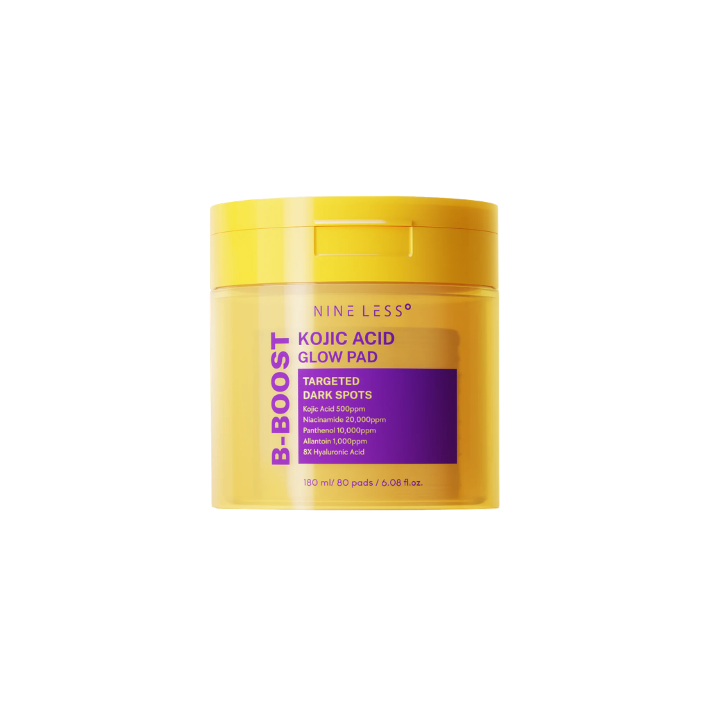 Pads iluminadores con Ácido Kójico Nine Less B-Boost Kojic Acid Glow Toner Pad 80und