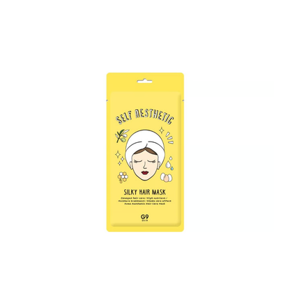 Mascarilla capilar suavizante G9 Self Aesthetic Silky Hair Mask 5 Piezas