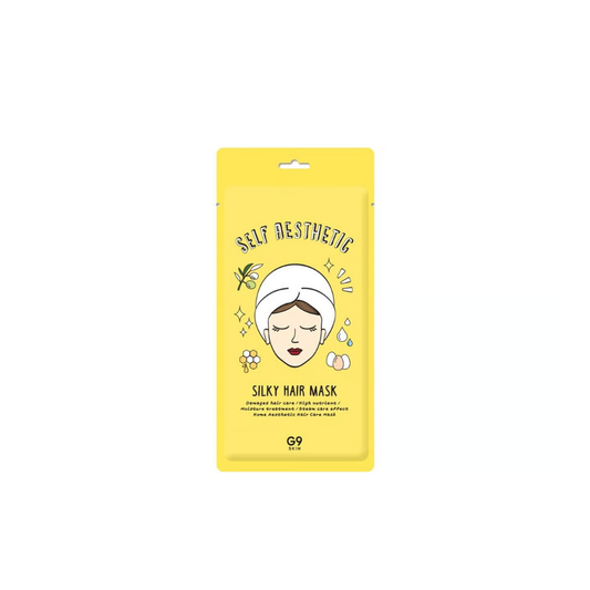 Mascarilla capilar suavizante G9 Self Aesthetic Silky Hair Mask 5 Piezas