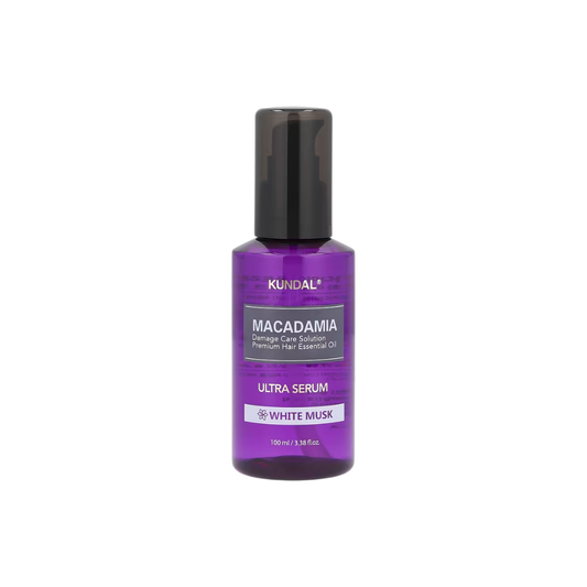 Sérum capilar nutritivo con Macadamia Kundal Macadamia Hair Serum White Musk 100ml