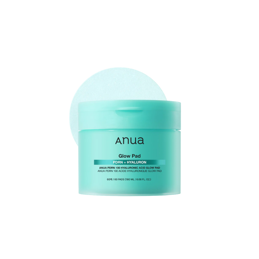 Pads faciales hidratantes efecto glow Anua PDRN Hyaluronic Glow Pad 60 unidades