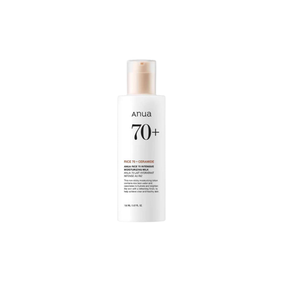 Loción facial hidratante Anua Rice 70 Intensive Moisturizing Milk 150ml