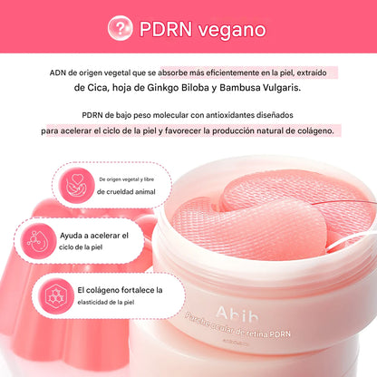 Parches para ojos antiedad Abib PDRN Retinal Eye Patch Glow Jelly 84g 60 pcs