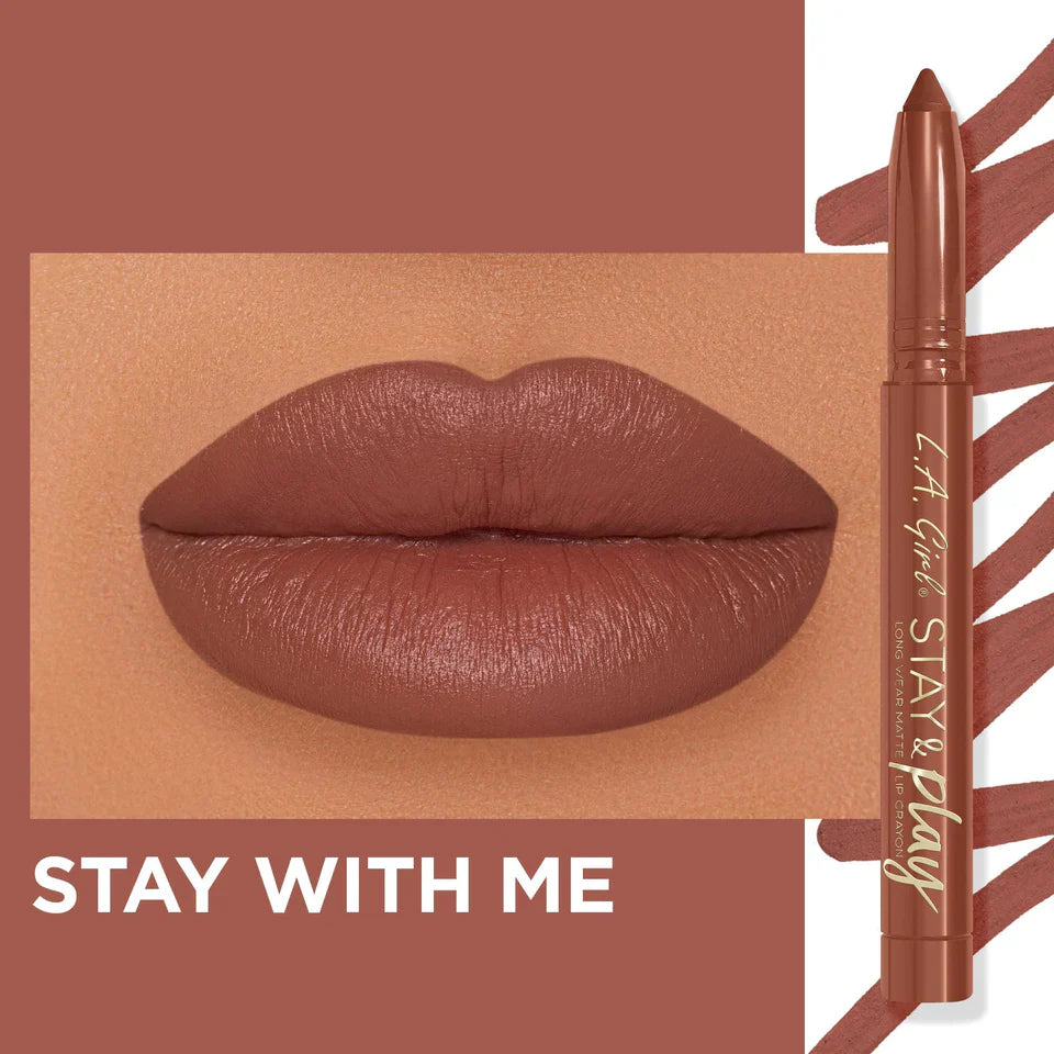 Crayón de Labios L.A Girl Stay & Play Long Wear Matte Lip Crayon