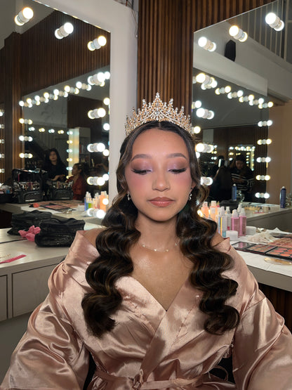 Plan Magic Glow - Maquillaje y Peinado de Quinceañera con Prueba