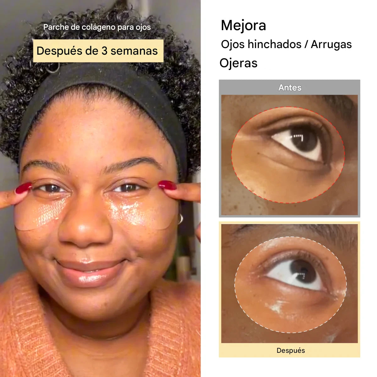 Parches para ojos hidratantes con colágeno Abib Jericho Rose Jelly Collagen Eye Patch 60 pcs