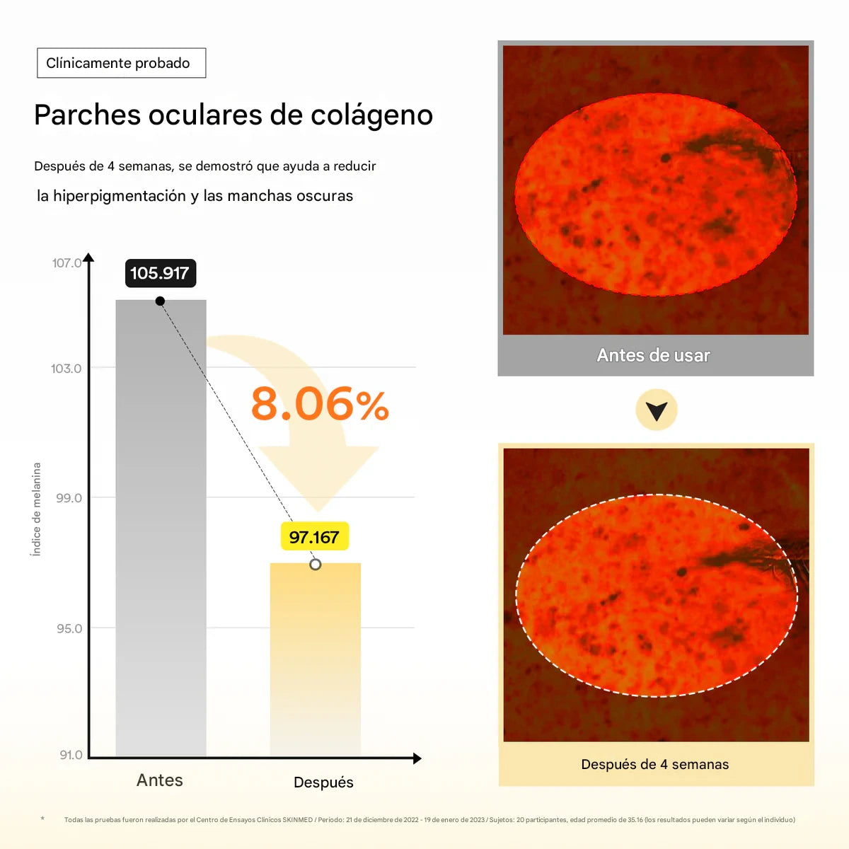 Parches para ojos hidratantes con colágeno Abib Jericho Rose Jelly Collagen Eye Patch 60 pcs