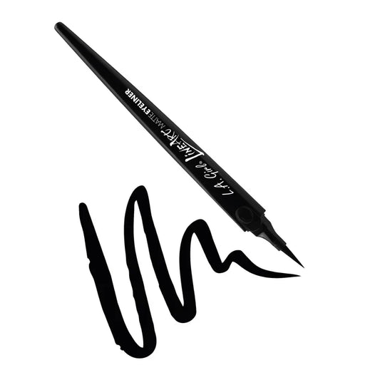 Delineador en Plumón Mate Negro L.A Girl Line Art Matte Eyeliner Pen Intense Black