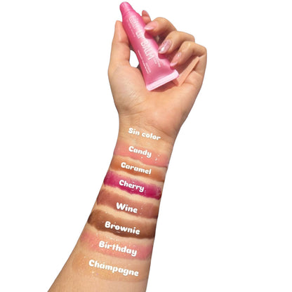 Lip Balm con peptidos Girly con color
