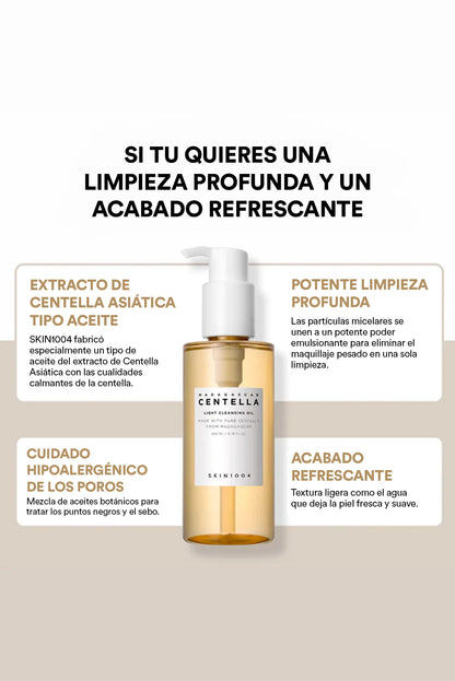 Limpiador en aceite Madagascar Centella Light Cleansing Oil SKIN1004 200ml