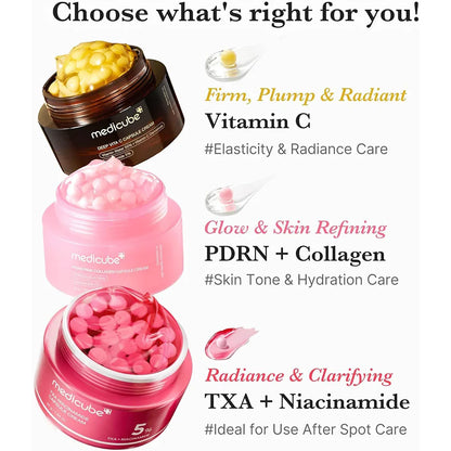 Crema hidratante Medicube PDRN Pink Collagen Capsule Cream 55g