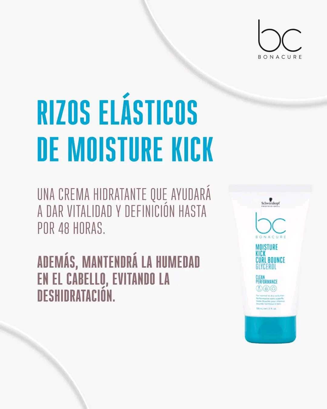 Bonacure Moisture Kick Rizos Elásticos 150ml