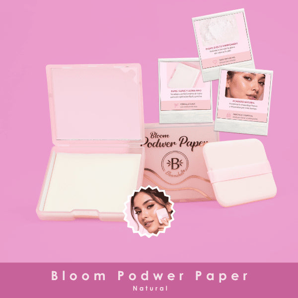 Papel Absorbente Bloomshell Bloom Powder Paper Natural