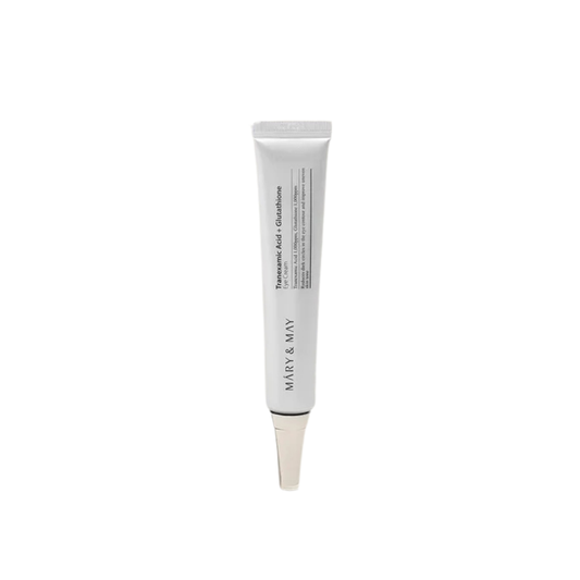 Contorno de ojos Iluminador y Antimanchas Mary&May Tranexamic Acid + Glutathione Eye Cream 30ml