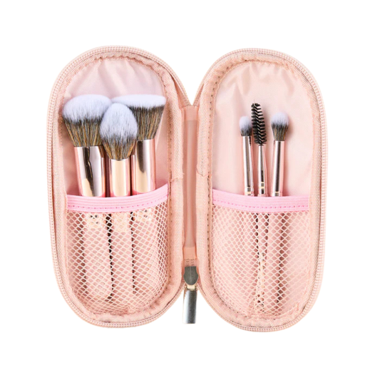 Kit De Brochas Pink Travel X6 Atenea