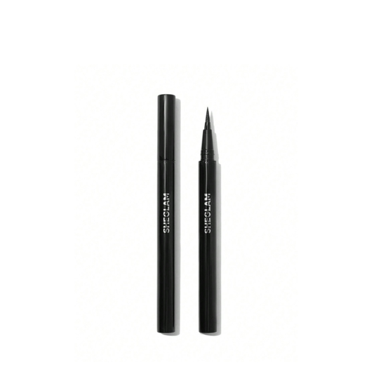 Delineador líquido negro a prueba de agua Sheglam Pro Precision Waterproof Liquid Eyeliner Black