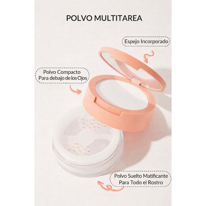 Polvo para rostro y ojeras Sheglam Insta-Ready Face & Under Eye Setting Powder Duo