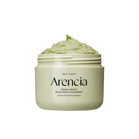 Limpiador facial espumoso purificante Arencia Fresh Green Rice Mochi Cleanser 20gr