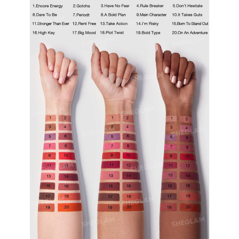 Labial mate de larga duración Sheglam Dynamatte Boom
