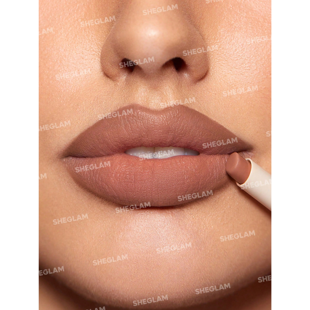 Labial mate Sheglam Glam 101 Lipstick & Liner Duo