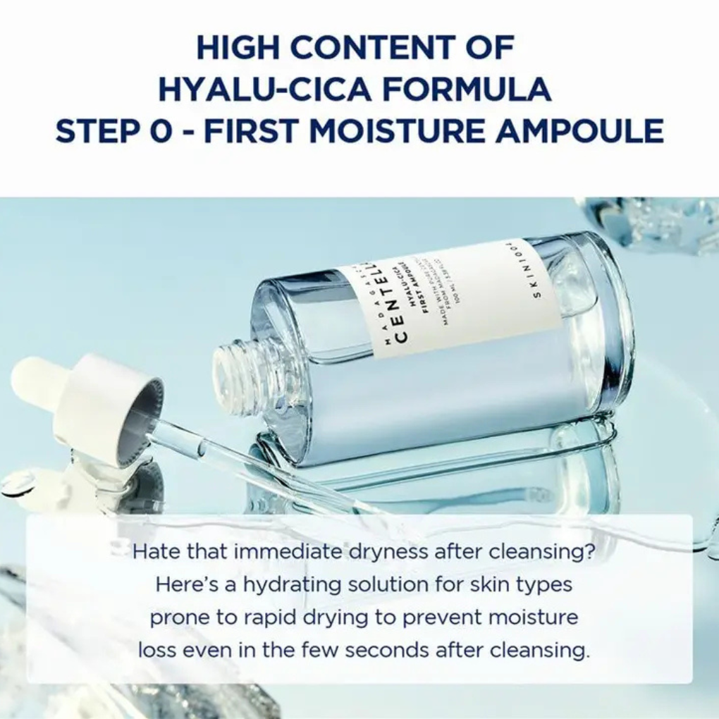 Ampolla con Centella Asiática e Hialucica Madagascar Centella Hyalu-Cica First Ampoule 100ml