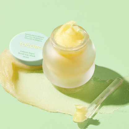 Mascarilla exfoliante de labios con azúcar y limón Tocobo Lemon Sugar Scrub Lip Mask 20ml