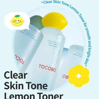Tónico exfoliante AHA BHA con limón Tocobo AHA BHA Lemon Toner 150ml