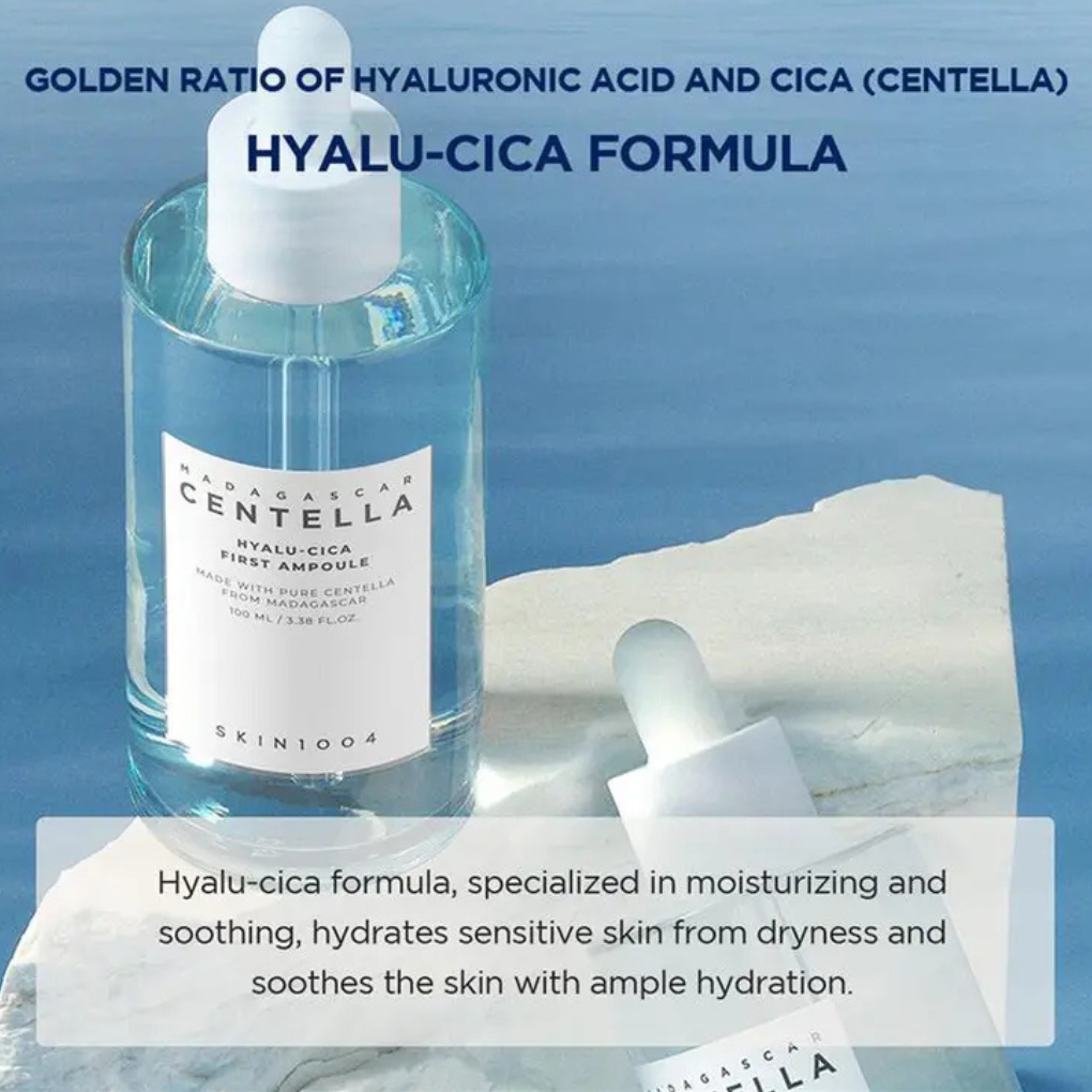 Ampolla con Centella Asiática e Hialucica Madagascar Centella Hyalu-Cica First Ampoule 100ml