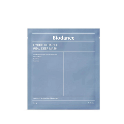 Mascarilla hidratante profunda  Biodance Hydro Cera-nol Real Deep Mask 1pz
