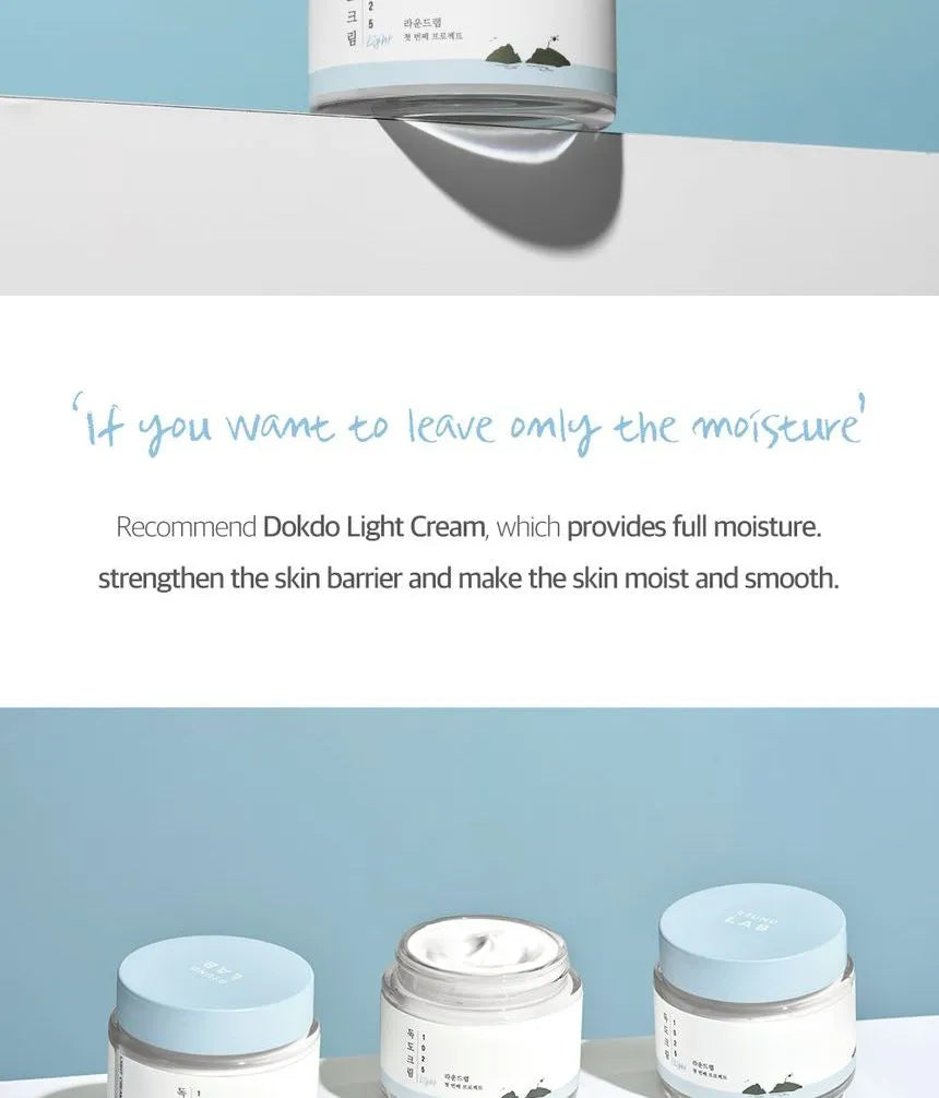 Crema hidratante Dokdo Light Cream Round Lab