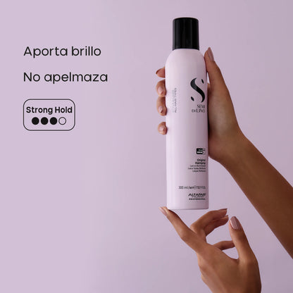 Laca fijación media Alfaparf Semi Di Lino Original Hairspray 300ml