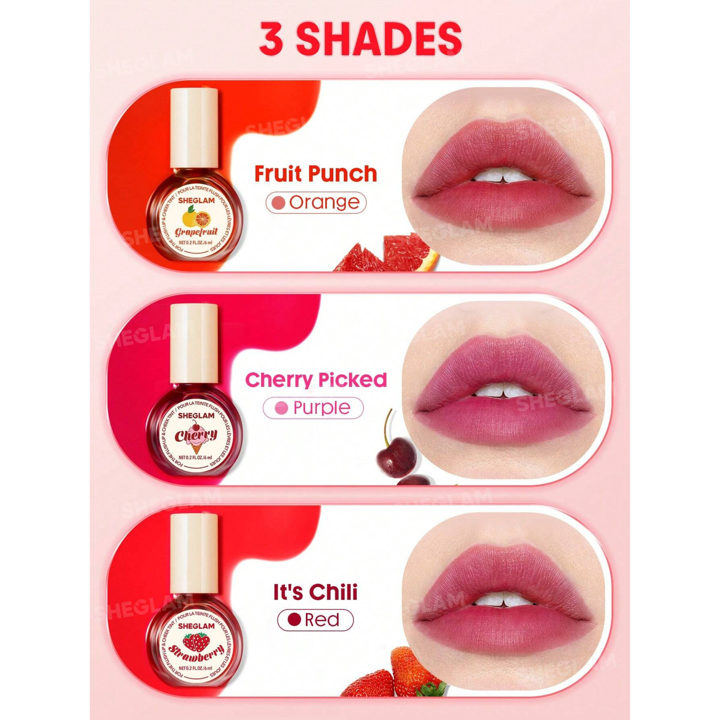 Tinta de labios Sheglam For The Flush Lip & Cheek Tint