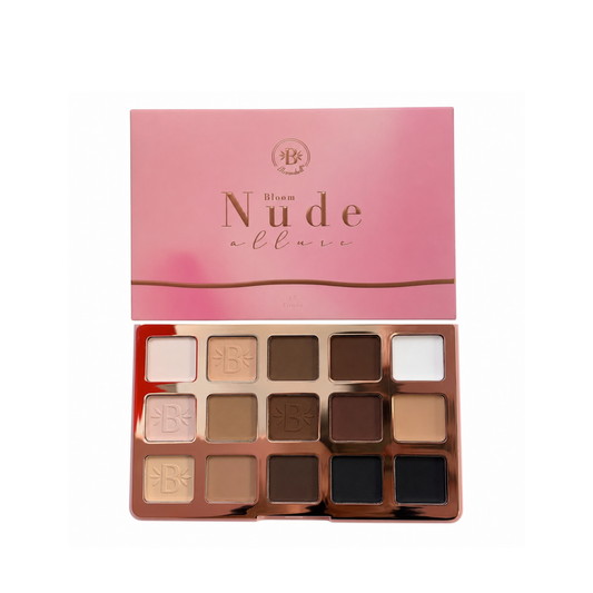 Paleta de sombras Bloomshell Bloom Nude Allure mate 02