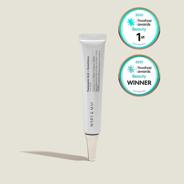 Contorno de ojos Iluminador y Antimanchas Mary&May Tranexamic Acid + Glutathione Eye Cream 30ml