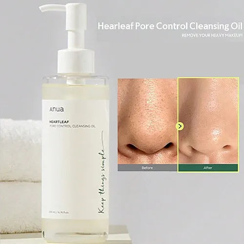 Limpiador en Aceite Anua Heartleaf Pore Control Cleansing Oil 200ml