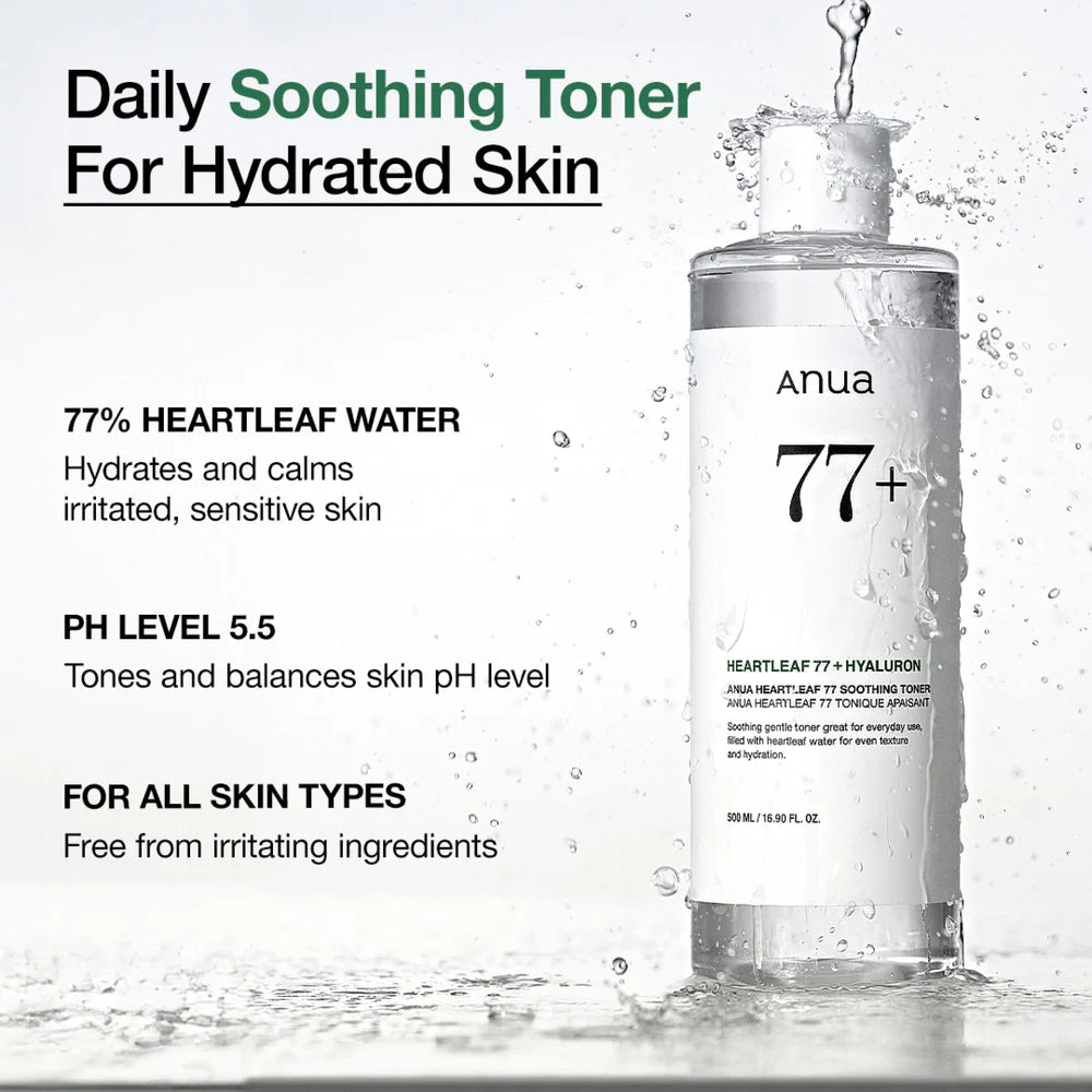 Tónico Calmante Anua Heartleaf 77% Soothing Toner