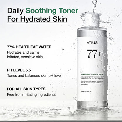 Tónico Calmante Anua Heartleaf 77% Soothing Toner