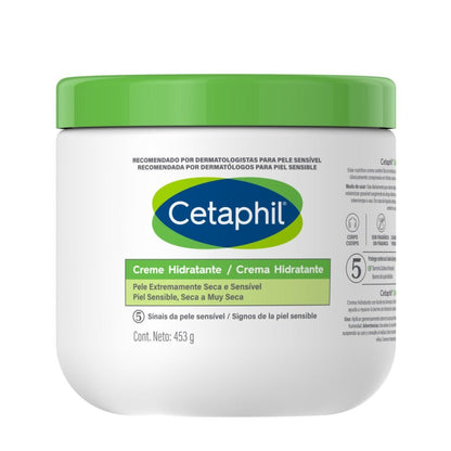 Crema Hidratante Piel Sensible y Muy Seca Cetaphil 453gr