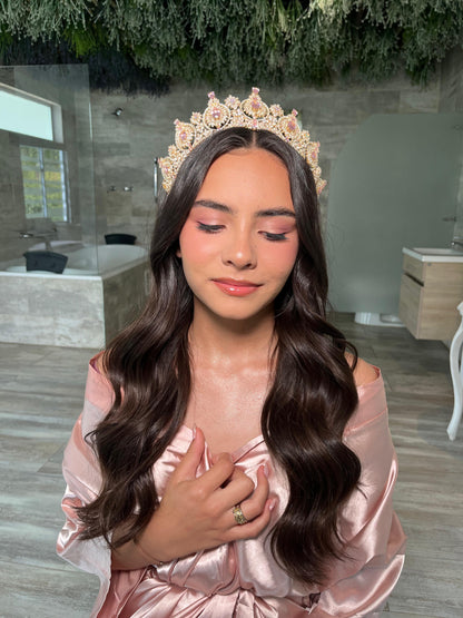 Plan Magic Glow - Maquillaje y Peinado de Quinceañera con Prueba