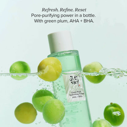 Tónico Exfoliante Beauty of Joseon Green Plum Refreshing Toner: AHA + BHA