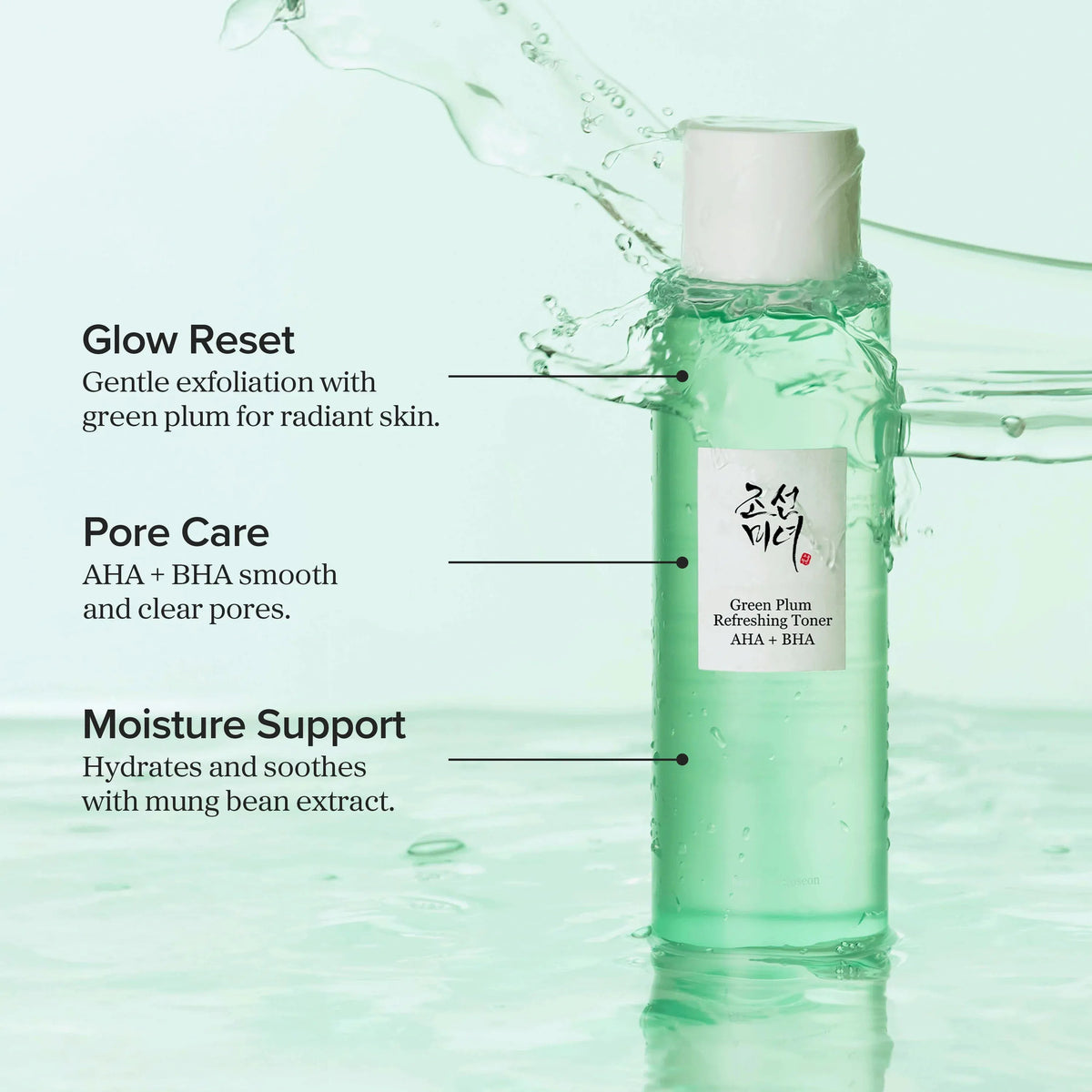 Tónico Exfoliante Beauty of Joseon Green Plum Refreshing Toner: AHA + BHA