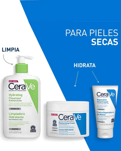 Crema Hidratante Para Piel Seca a Muy Seca CeraVe Moisturising Cream For Dry To Very Dry Skin 454g